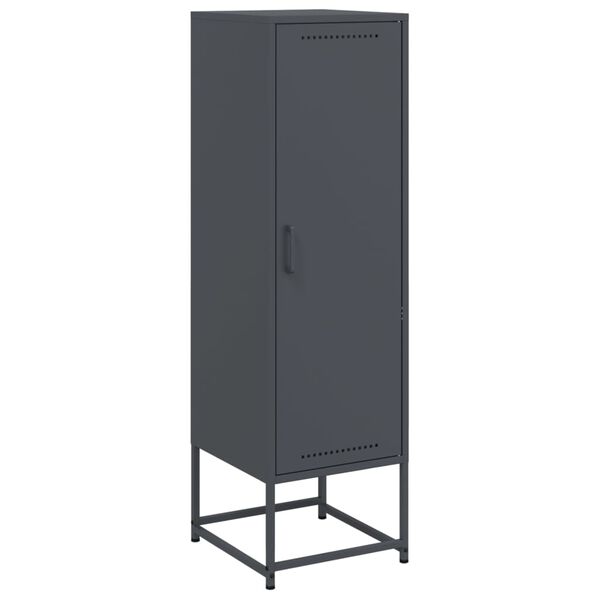 vidaXL Highboard Anthracite Steel Standard Highboard Rectangular