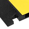 vidaXL Cable Protector Ramp with 5 Channels 35.4 " Rubber
