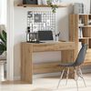 vidaXL Desk Artisan oak Engineered wood Medium Desk Rectangular