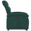 vidaXL Electric Stand Up Recliner Chair Dark Green