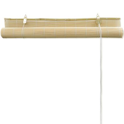 Natural Bamboo Roller Blinds 55.1" x 63"