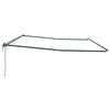 vidaXL Awning Frame Anthracite 236.22 x 118.11 in Aluminium
