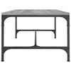 vidaXL Coffee Table Gray sonoma Engineered wood, steel