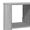 vidaXL Bookcase Grey sonoma Engineered wood Large Bookcase Rectangular