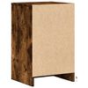 vidaXL Bedside Cabinet Set of 2 Smoked Oak Engineered wood Medium