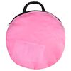 vidaXL Play Tent Pink 170T polyester, steel, PE (polyethylene)