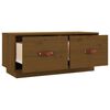 vidaXL TV Cabinet Honey Brown Solid Pine Wood Medium TV Cabinet