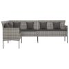 vidaXL Garden Sofa Grey, Anthracite