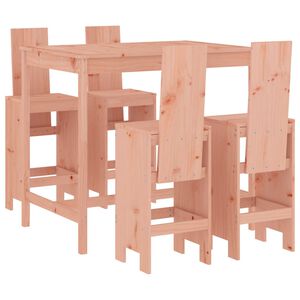 vidaXL Garden Bar Set Wood Solid Douglas wood Bar height Durable