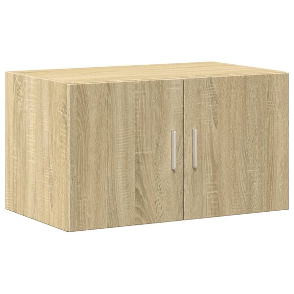 vidaXL Wall Cabinet Sonoma Oak Engineered Wood Medium Wall Cabinet