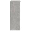 vidaXL Shoe Cabinet Concrete Grey Engineered Wood Compact Shoe Cabinet