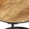 vidaXL Nesting Table Set of 3 Black, Natural