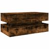 vidaXL Coffee Table Smoked Oak Engineered Wood 35.4 x 19.7 x 15.7 in