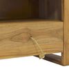 vidaXL TV Cabinet Teak Solid teak wood 43.3 x 11.8 x 13.8 in TV Cabinet