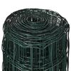 vidaXL Euro Fence Steel 82.0x5.6' Green