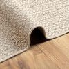 vidaXL Rug Cream Polypropylene (100% PP) 23.6 x 43.3 in Durable Rug