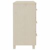 vidaXL Sideboard Honey Brown Solid Pinewood Medium Sideboard