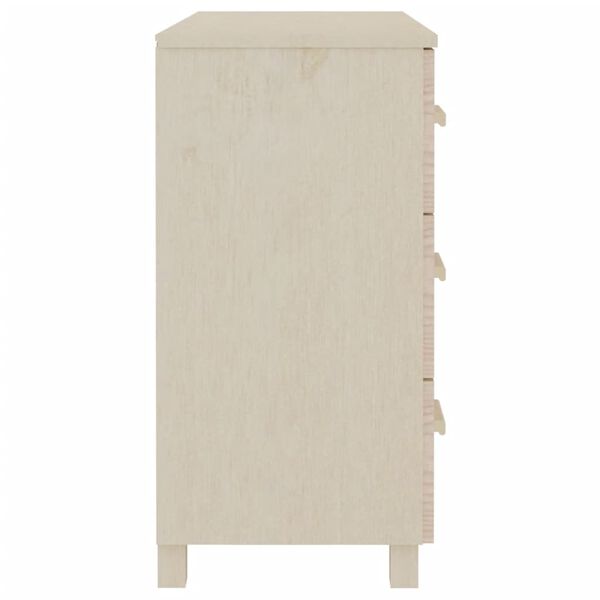 vidaXL Sideboard Honey Brown Solid Pinewood Medium Sideboard