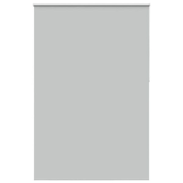 vidaXL Roller Blind Light grey 100% polyester, Aluminum top rail