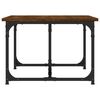 vidaXL Coffee Table Brown Oak Engineered wood and Metal Medium Durable