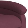 vidaXL Electric Massage Recliner Chair Purple Polyester, Metal, Plywood
