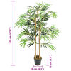 vidaXL Artificial Bamboo Tree Green Bamboo, Textile fiber, Plastic Medium