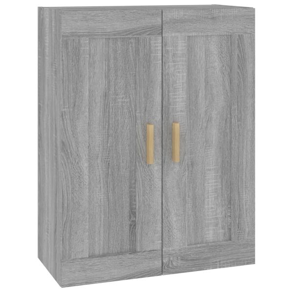 vidaXL Wall Cabinet Grey Sonoma Engineered wood Medium Wall Cabinet