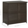 vidaXL Bar Set Brown PE rattan, steel Large Bar Set Rectangular