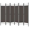 vidaXL 6-Panel Room Divider Anthracite 94.5"x70.9"