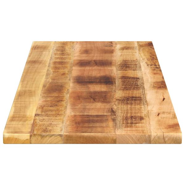 vidaXL Table Top 55.1"x23.6"x1" Rectangular Solid Wood Rough Mango