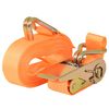 vidaXL Ratchet Tie Down Straps 10 pcs 0,4 Tonnes 19.7 'x0.98 " Orange