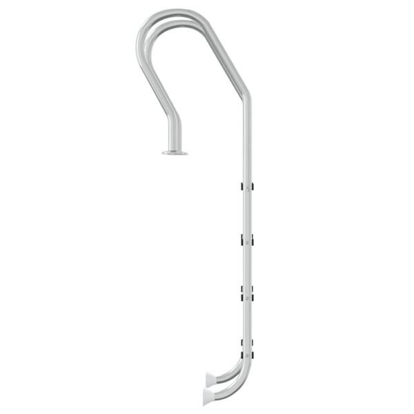 vidaXL Pool Ladder Silver 304 Stainless Steel Standard