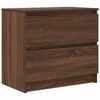 vidaXL TV Cabinet Brown Oak Engineered Wood Medium TV Cabinet