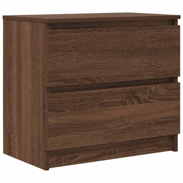 vidaXL TV Cabinet Brown Oak Engineered Wood Medium TV Cabinet