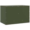 vidaXL TV Cabinet Olive green Cold-rolled steel 26.4 x 15.4 x 17.3 in