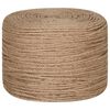 vidaXL Jute Rope 820.2 ' Long 0.24 " Thick
