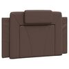 vidaXL Bed Frame "Viana" without Mattress Brown 31.5"x78.7" Faux Leather