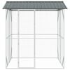 vidaXL Bird Cage Anthracite 84.65 x 81.89 x 97.24 in Galvanised Steel