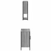 vidaXL Bathroom Furniture Set Grey sonoma