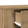 vidaXL Desk Artisan oak Engineered wood Medium Artisan Oak Desk