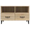 vidaXL TV Cabinet Sonoma Oak Engineered Wood TV Cabinet Rectangular