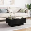 vidaXL Coffee Table Black Engineered wood Medium Coffee Table