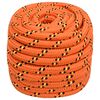 vidaXL Boat Rope Orange 0.79 " 328.1 ' Polypropylene