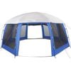 vidaXL Pool Tent with Removable Fly & Mesh Walls Azure Blue 271.7x271.7"