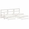 vidaXL Garden Lounge Set White, Anthracite Solid pine wood, Oxford fabric