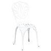 vidaXL Garden Bistro Set 3 pcs White Aluminium
