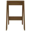 vidaXL Stool Set of 2 Honey brown Solid pine wood 15.7x15.7x23.6 in