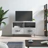 vidaXL TV Cabinet Concrete Gray Engineered Wood 31.5 x 14.2 x 19.7 in