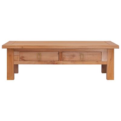 vidaXL Coffee Table 39.4"x19.7"x11.8" Solid Mahogany Wood