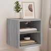 vidaXL TV Wall Cabinet Grey Sonoma Engineered wood
